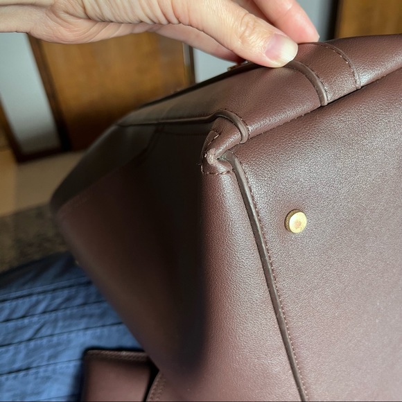 Sole Society Large Brown Tote Bag - Picture 5 of 12